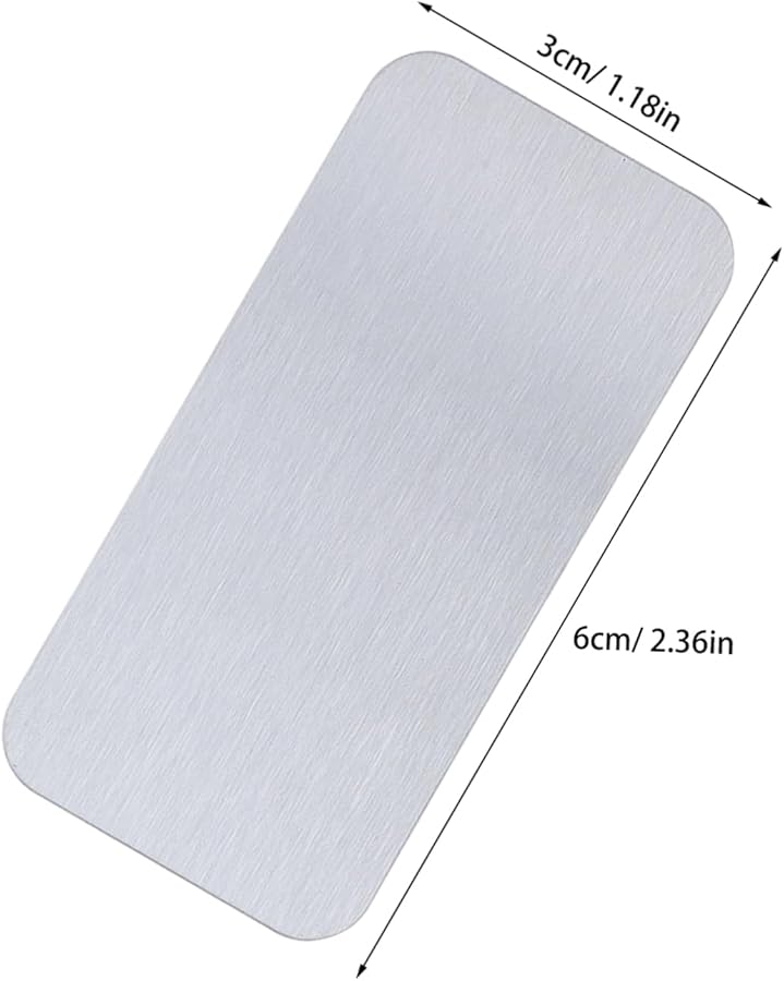 POPETPOP 24 Pcs Metal Plates Adhesive Backing for Phone Car Mount Wall Holder Cases - Image 2